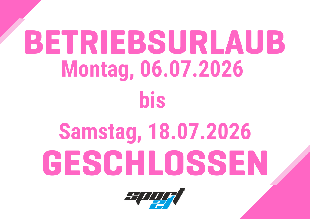 Geschlossen Sommer 2026